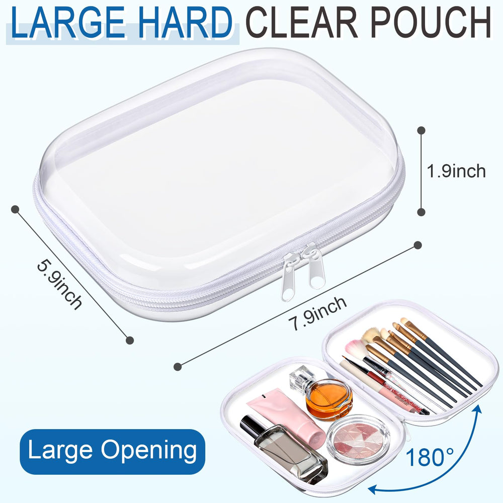 Sanwuta estuche transparente para viaje, ligero y práctico