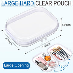 Sanwuta estuche transparente para viaje, ligero y práctico