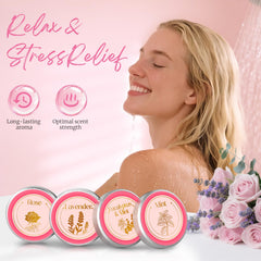 Bombas de ducha Sanyi aromaterapia lavanda para calma y bienestar