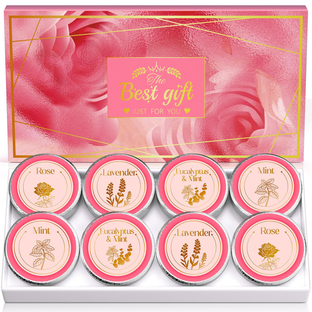 Bombas de ducha Sanyi con aroma de rosa para relajación