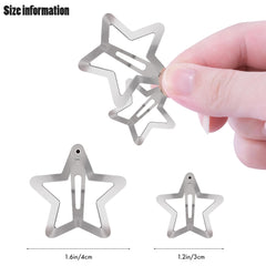 SAOROPEB pinza estrella 1,18 pulgadas ideal para mechones pequeños