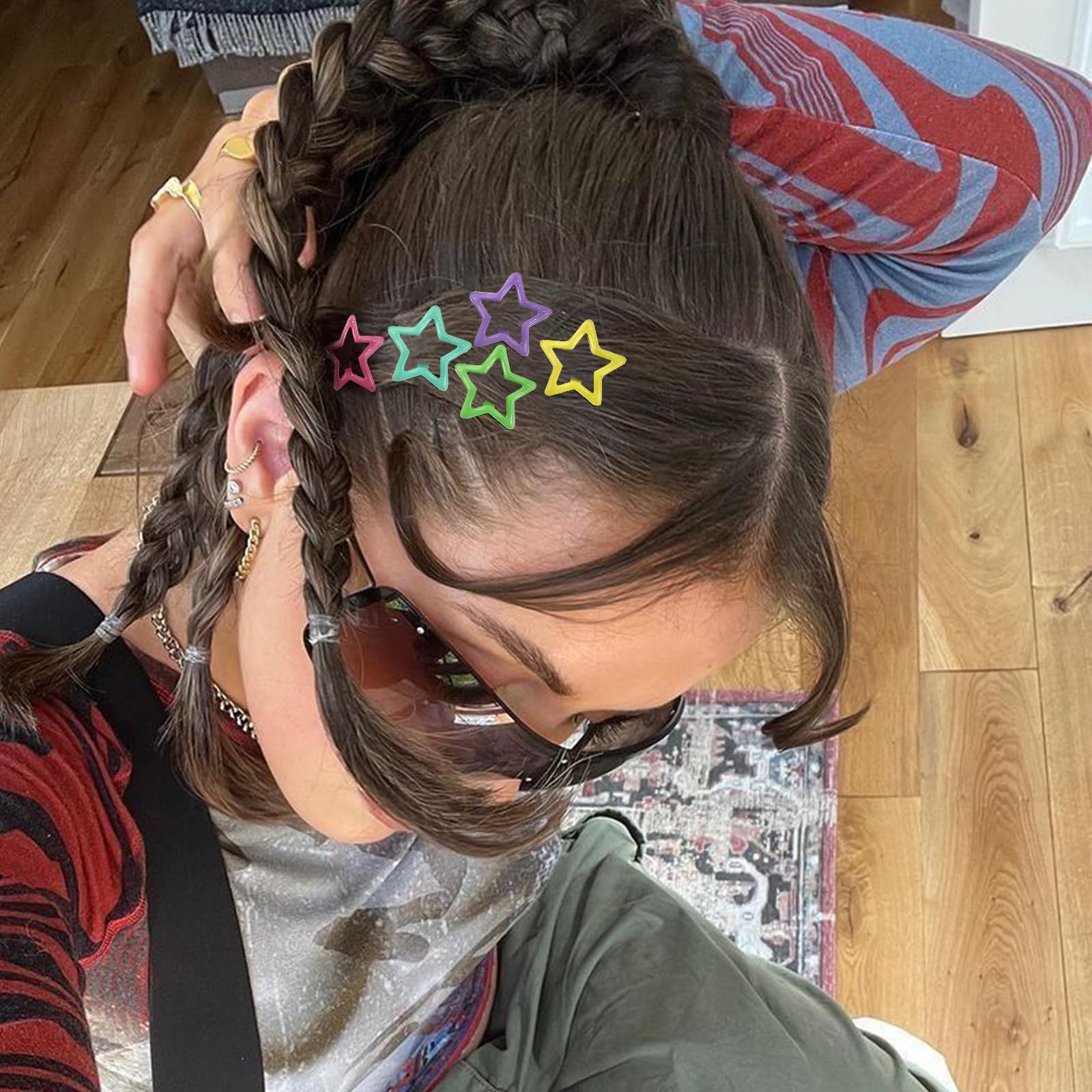 Accesorio de cabello SAOROPEB estrella para looks diarios duraderos.