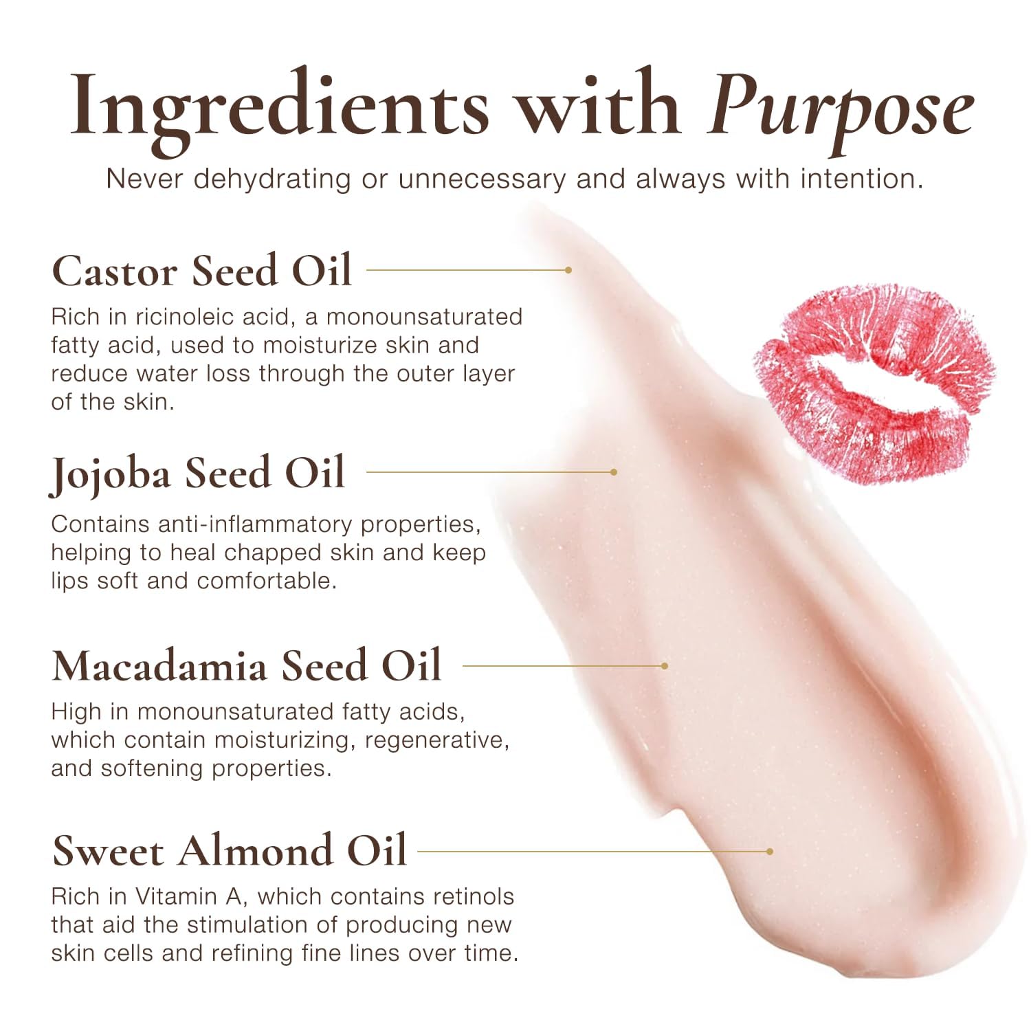 Application facile du Lip Slip Luxe Balm pour brillance légère