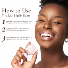 Huile de jojoba et macadamia nourrissent Lip Slip Luxe Balm