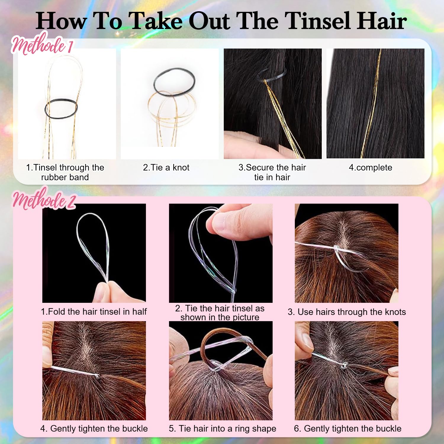 Ideal para fiestas y cosplay, añade destellos vibrantes