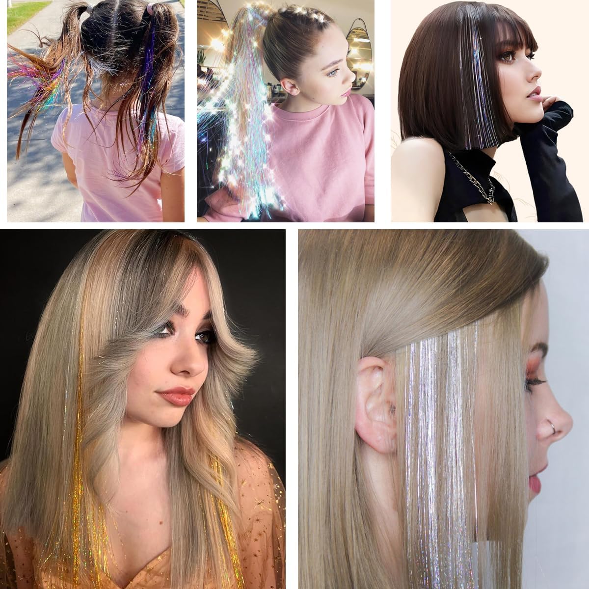 Textura suave que se mezcla con el cabello para un acabado natural
