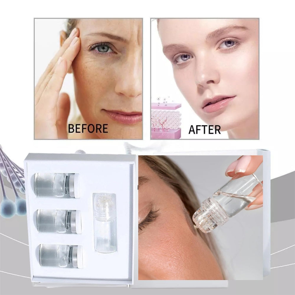 Saranova aplicador-estampado facial, facilita aplicación precisa.
