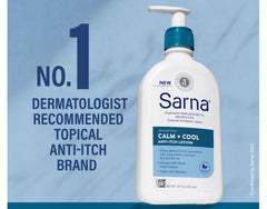 Sarna Calm + Cool: hamamélis et aloé véra pour apaiser irritations mineures.