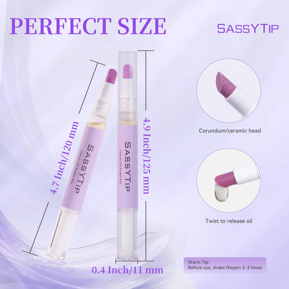 SASSYTIP aplicación fácil para cuidado diario de uñas y cutículas