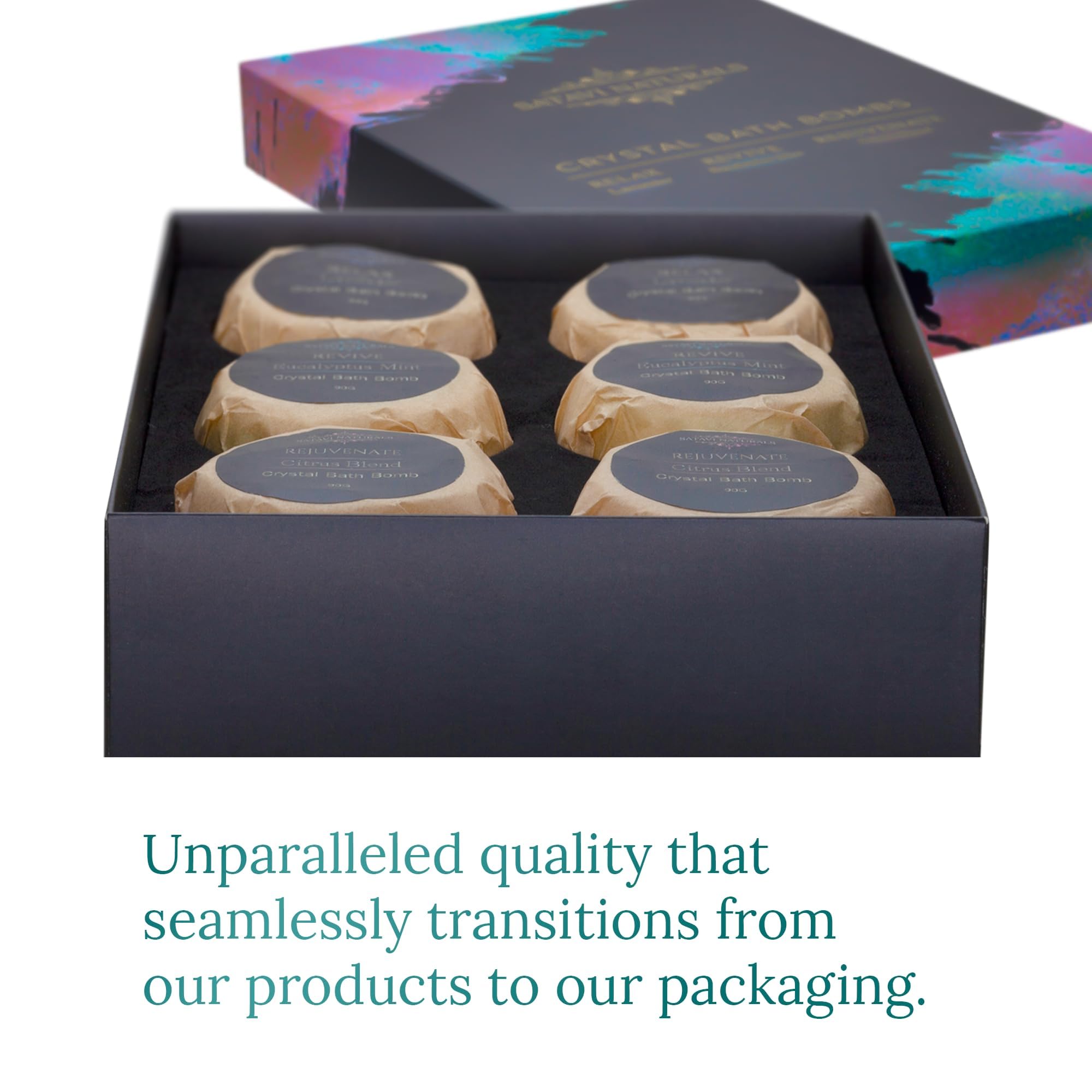 Satavi Naturals coffret cadeau bain spa, cadeau idéal pour elle et soi.