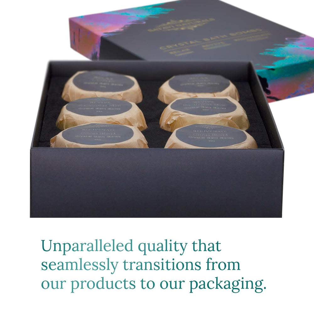 Satavi Naturals coffret cadeau bain spa, cadeau idéal pour elle et soi.