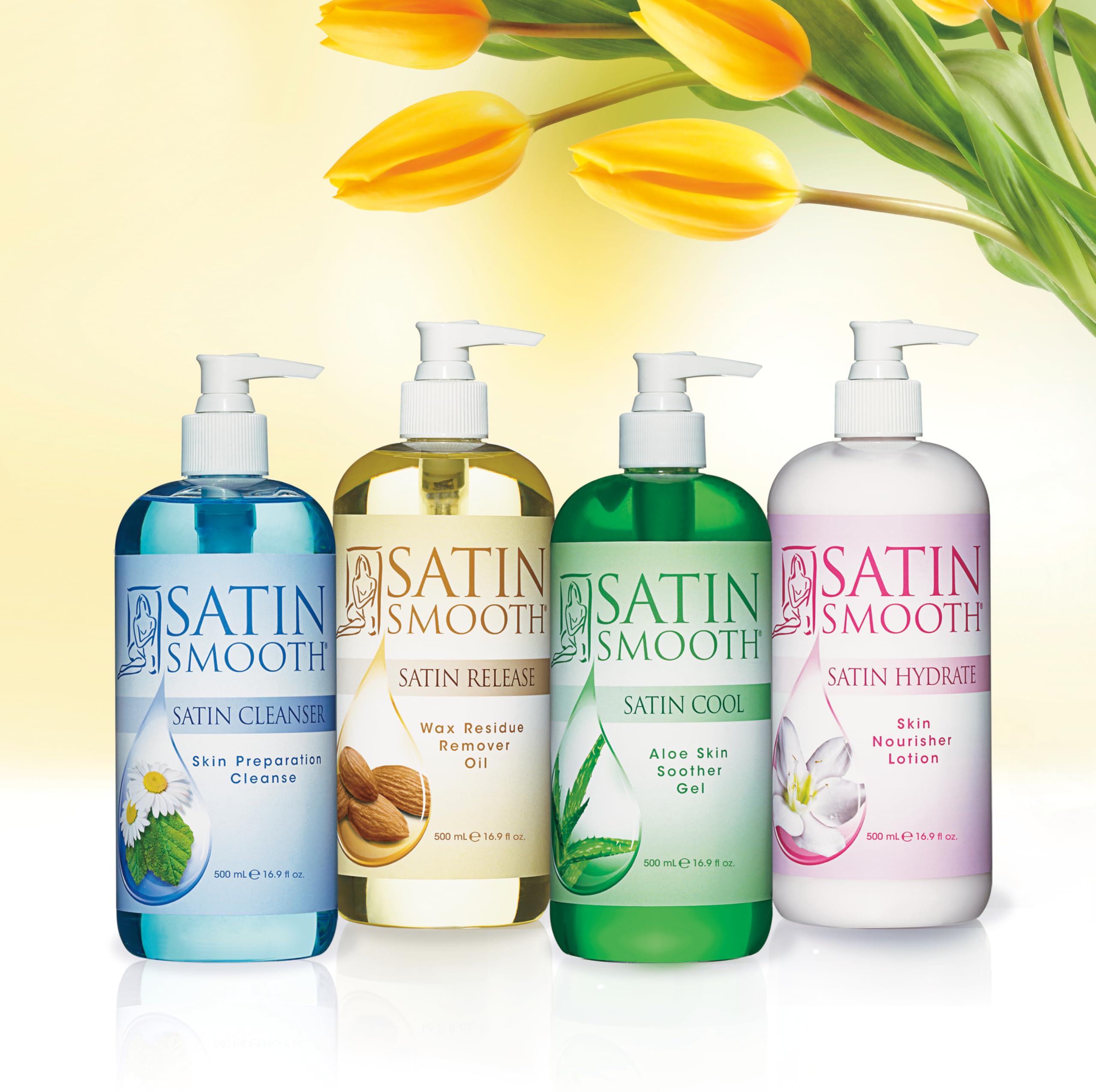 SATIN SMOOTH: kit de 16 onzas para uso profesional y doméstico