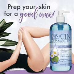 SATIN SMOOTH: textura cremosa para preparar la piel antes de depilar