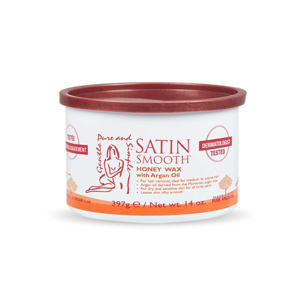 SATIN SMOOTH cera de miel con argán para depilación suave en casa