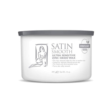 Satinsmooth cera zinc oxide, envase 14 oz para piel sensible sin irritaciones