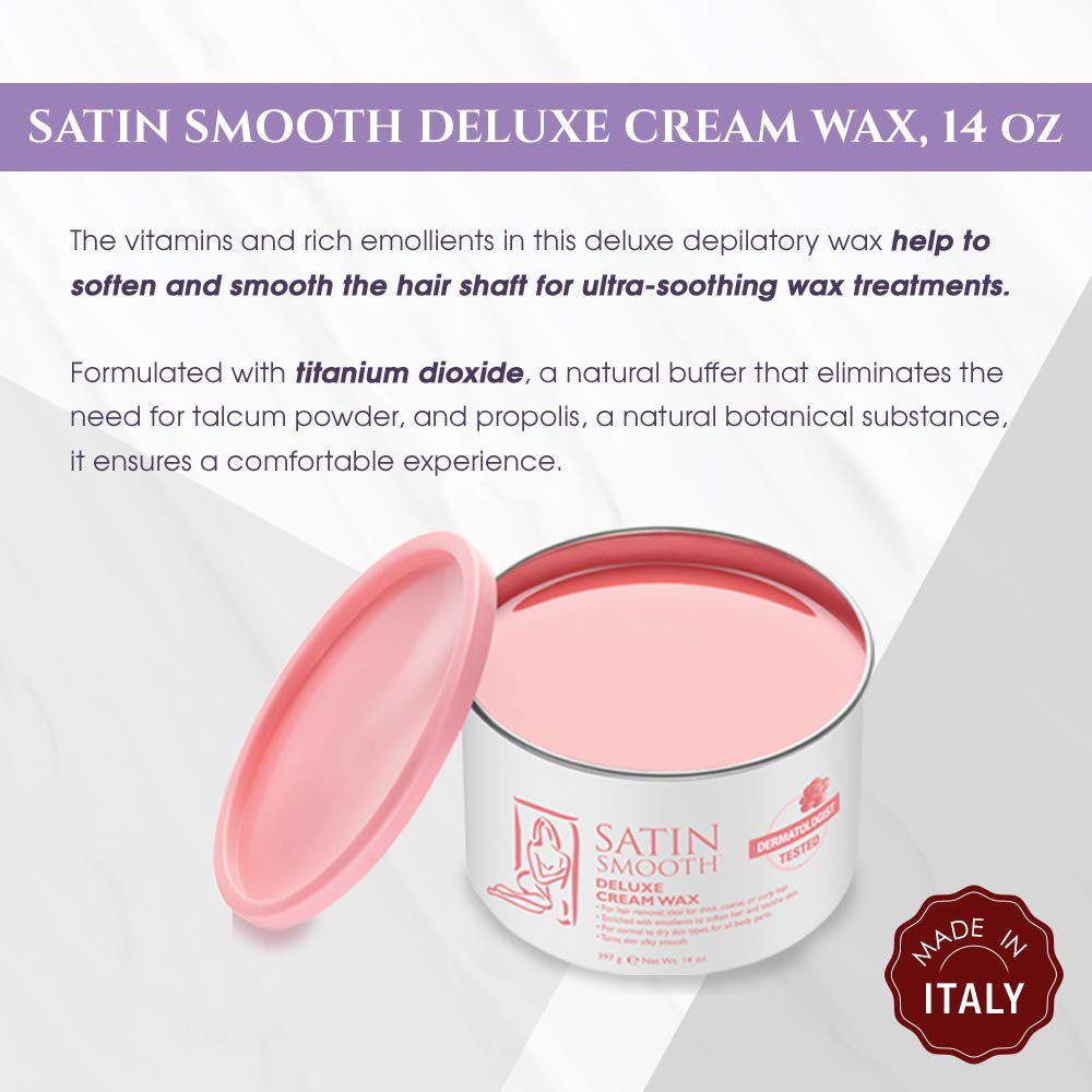 SATIN SMOOTH Deluxe piel seca, cuida la piel durante la depilación.