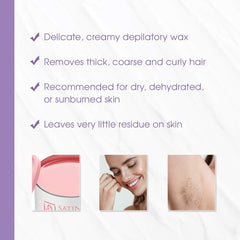 SATIN SMOOTH Deluxe piernas, para piernas lisas y depilación eficaz.