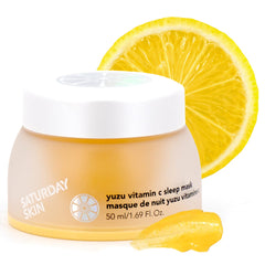 Saturday Skin Yuzu mascarilla noche en bote, ideal para uso nocturno