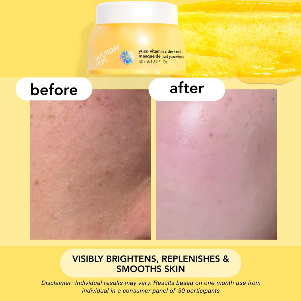 Saturday Skin Yuzu renovación nocturna suave en piel
