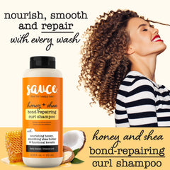 SAUCE Beauty champú para cabello rizado reduce frizz y define rizos