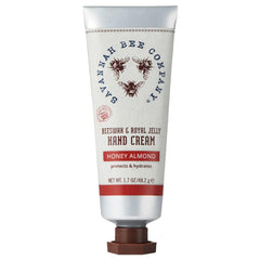 Crema de manos Savannah Bee Company con cera de abejas para hidratación profunda.