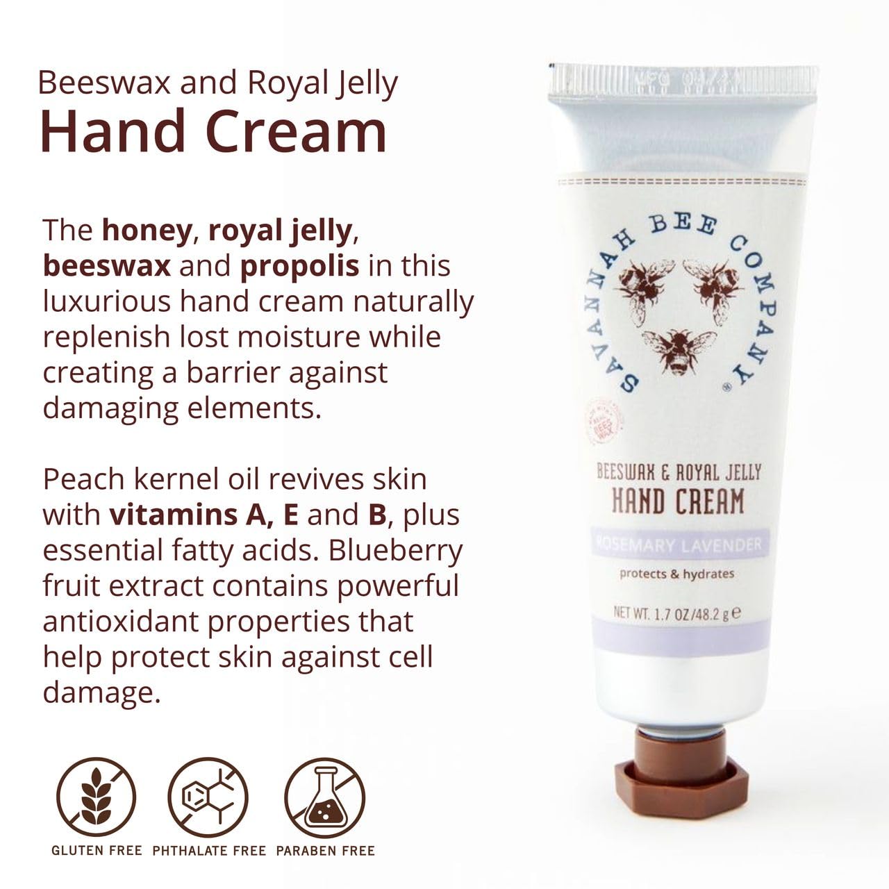 Savannah Bee Company crema contiene coco y vitaminas para cuidado diario