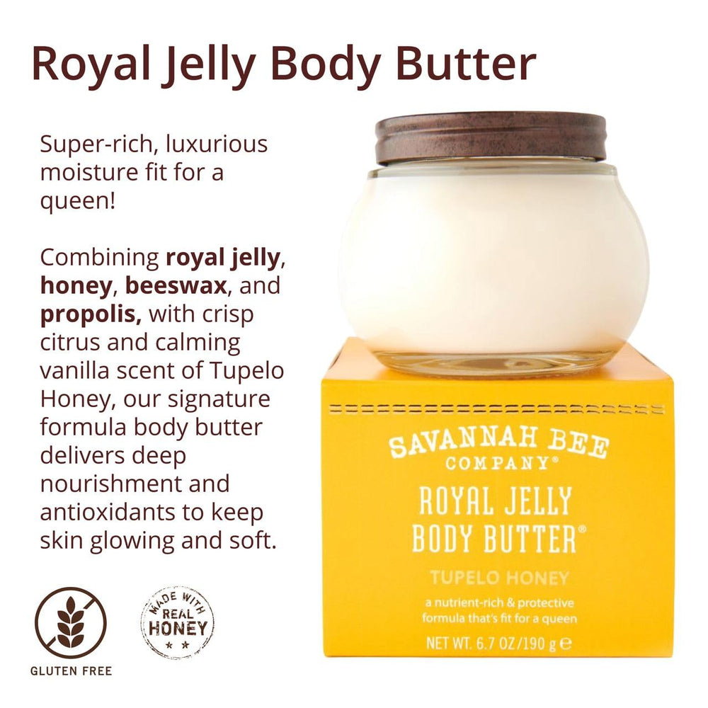 Savannah Bee Royal Jelly Body Butter con manteca de karité y miel natural