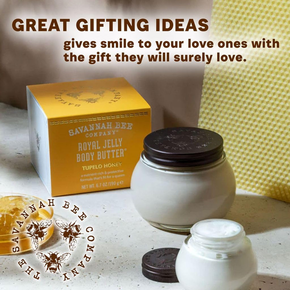 Savannah Bee Royal Jelly Body Butter, aceites naturales para hidratación profunda