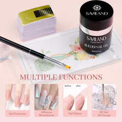 SAVILAND 100 formas de uñas para guiar la extensión