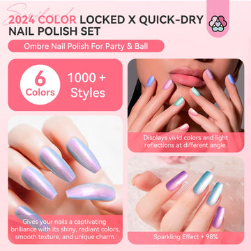 SAVILAND Ombre color swatches show pink shade with pearl finish for vibrant looks.