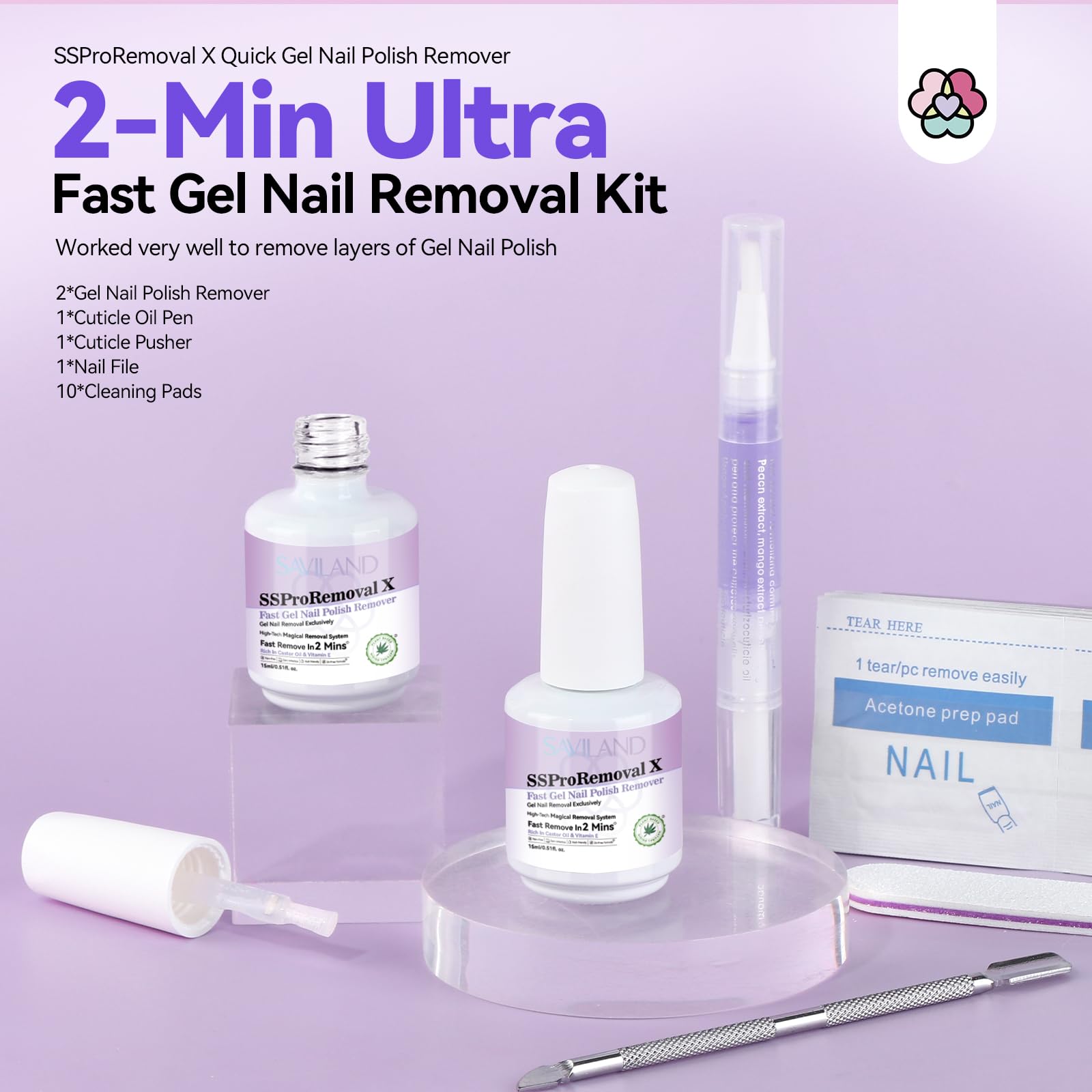 SAVILAND Aceite de cutícula en bolígrafo para hidratación suave.