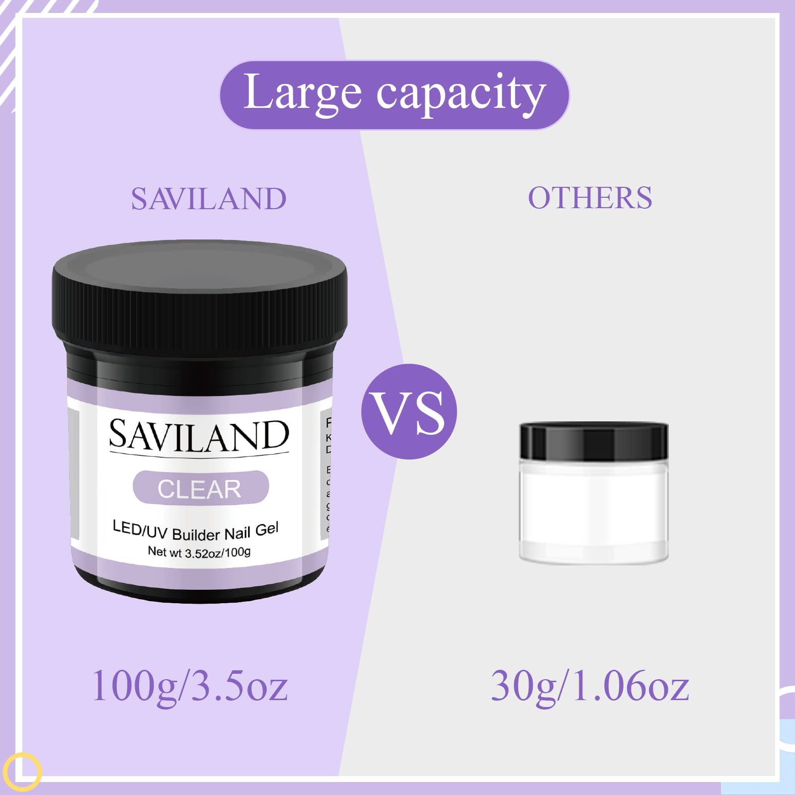 SAVILAND gel de construcción con adherencia fuerte para diamantes y adornos.