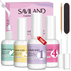 SAVILAND base dip, base suave para uñas lisas y duraderas.