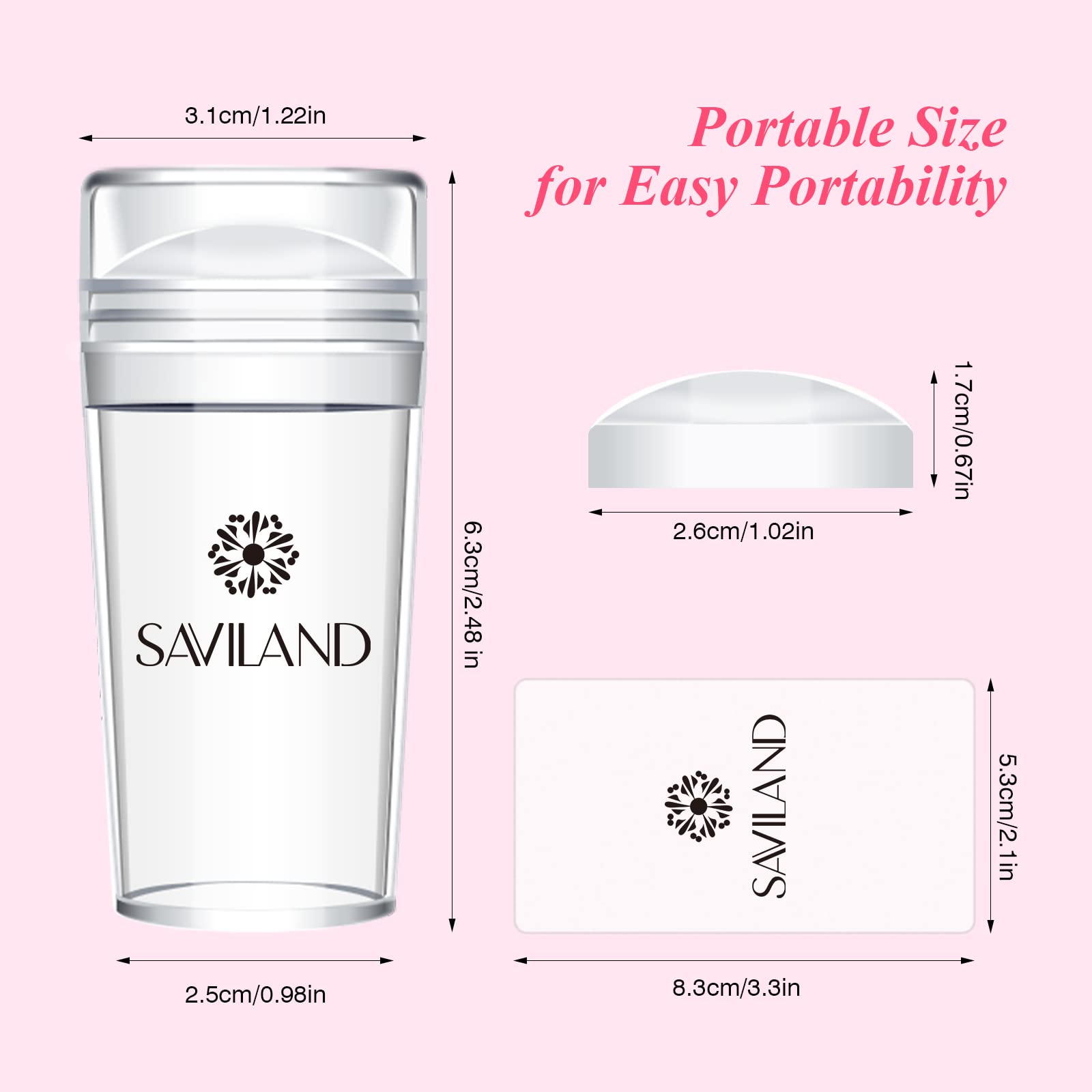 Demostración de uñas francesas con Saviland, acabado profesional en casa.