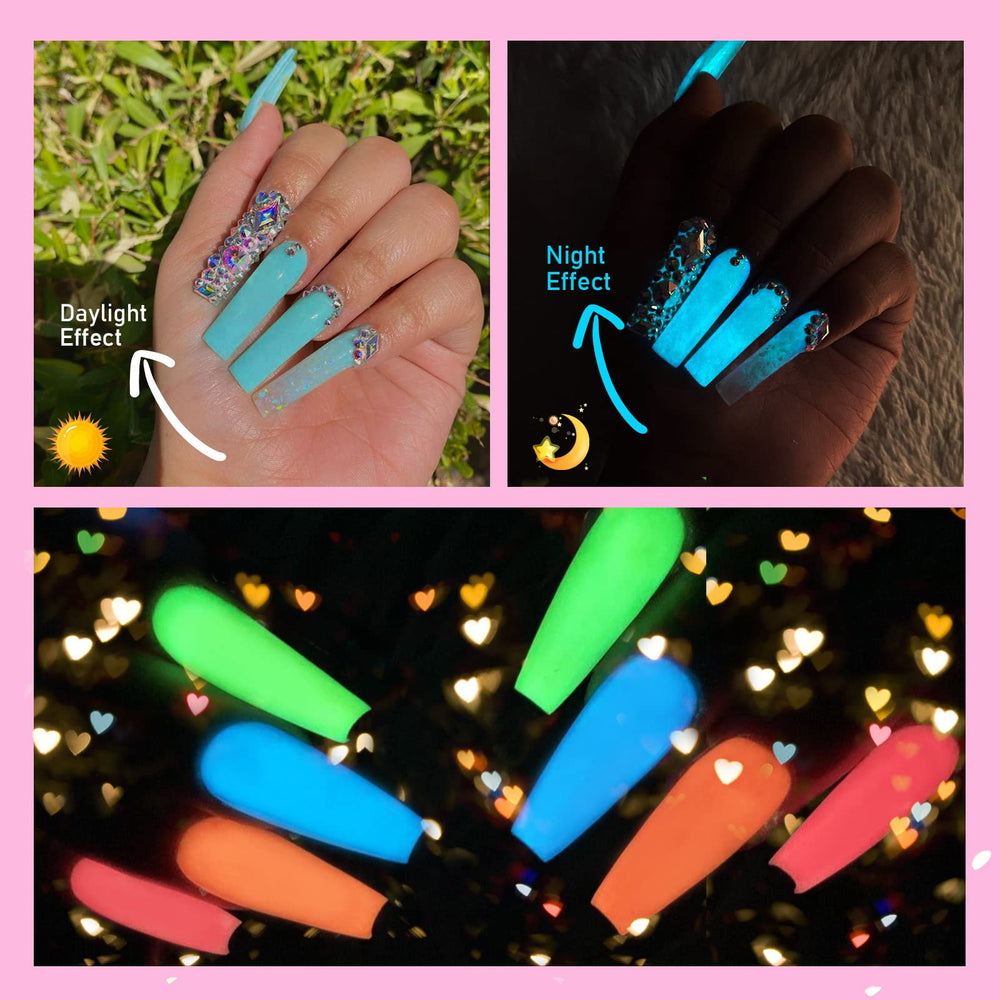 Esmalte gel neon día de SAVILAND para diseños vibrantes.