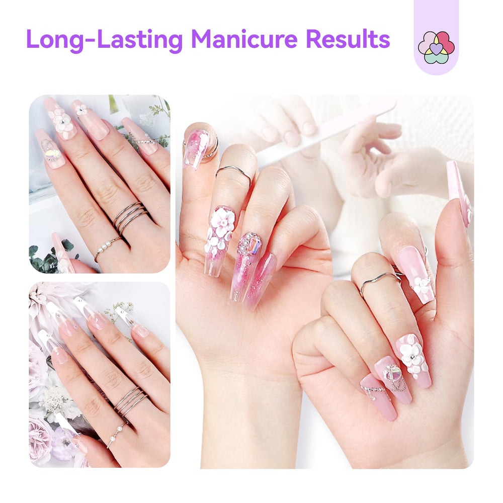 Gel polish rosado de SAVILAND para brillo duradero