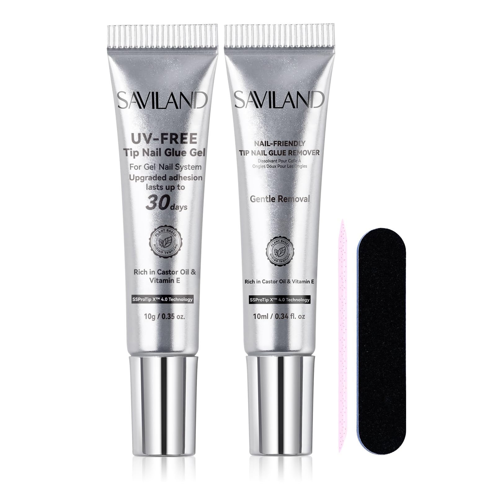 SAVILAND gel uñas 10 g para aplicación sin lámpara ultravioleta.