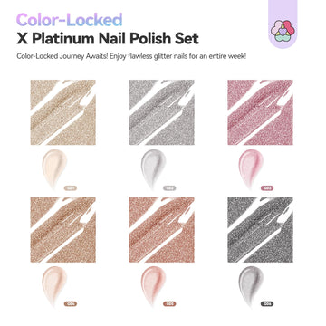 SAVILAND holographic diamond shine nail polish bottle with rainbow reflections