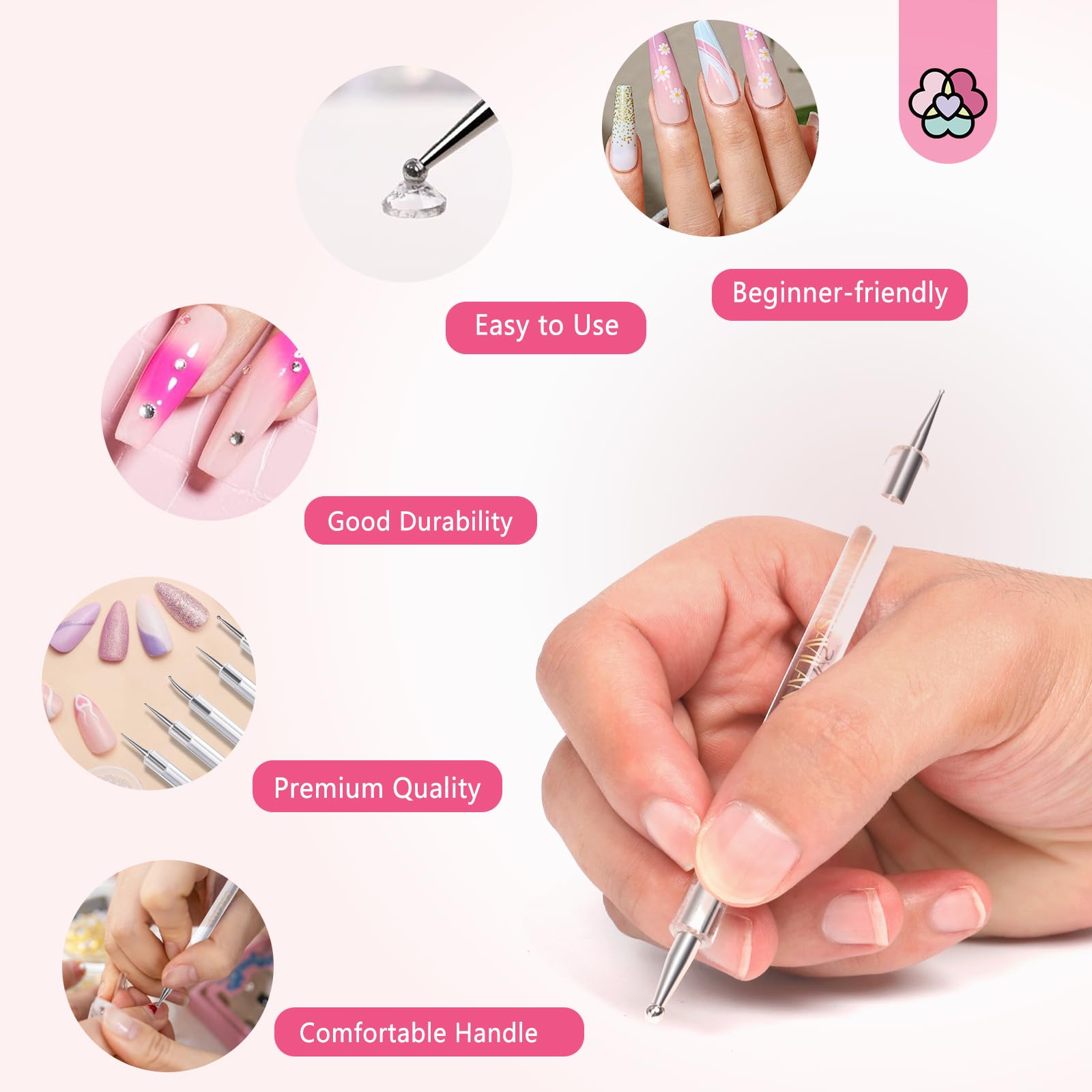 SAVILAND: kit de diseño de uñas para principiantes y artistas en casa.