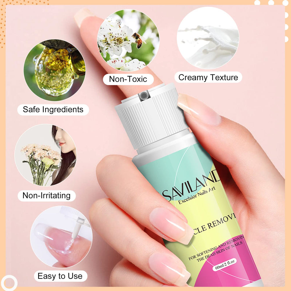 SAVILAND Kit de manicura profesional para uso doméstico en casa.