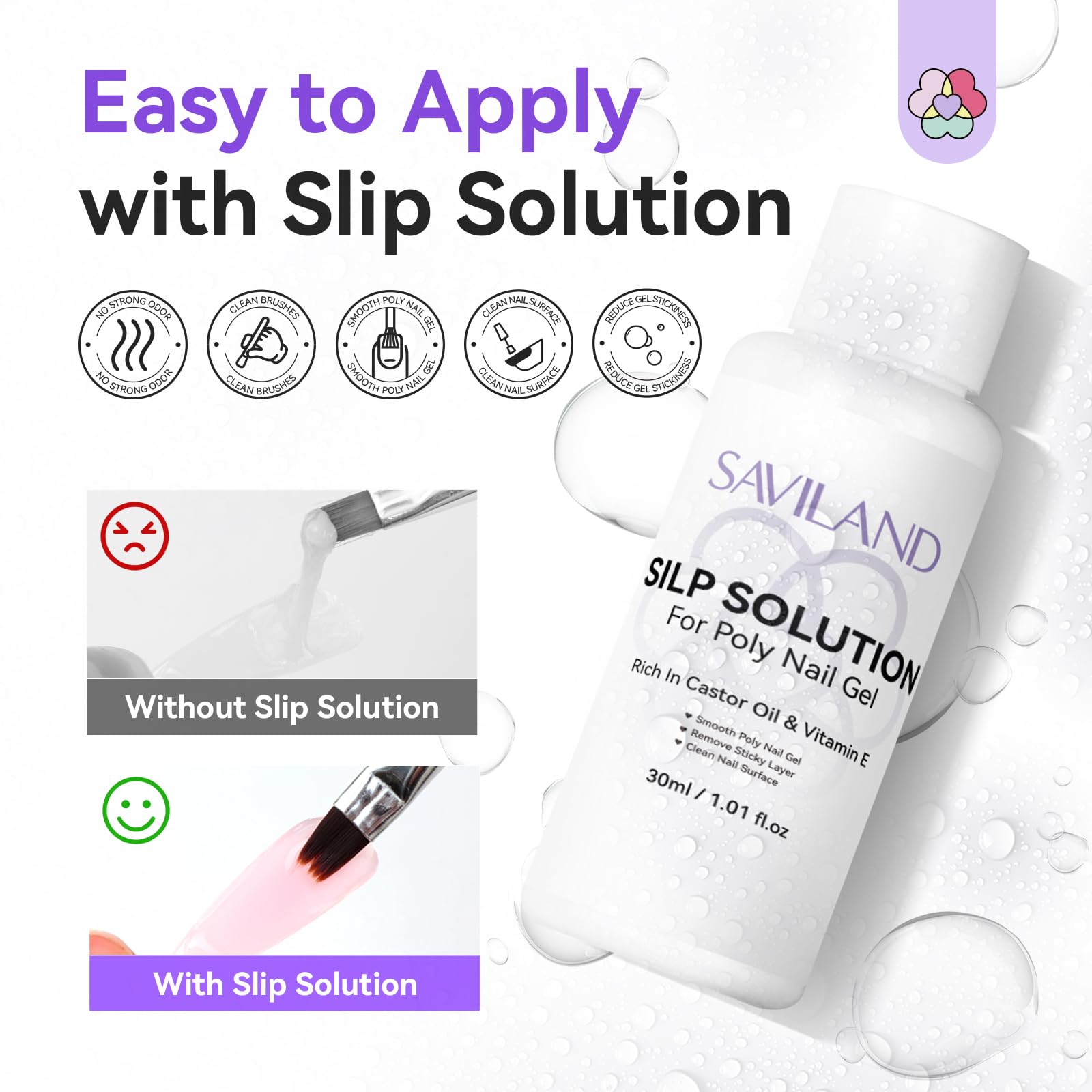 SAVILAND lima de uñas para acabado suave y profesional