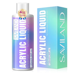 Saviland liquid monomero acrilico 120ml en botella, listo para uso en casa.