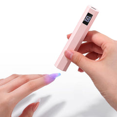 SAVILAND Lámpara UV para uñas en gel con foco de curado rápido para casa