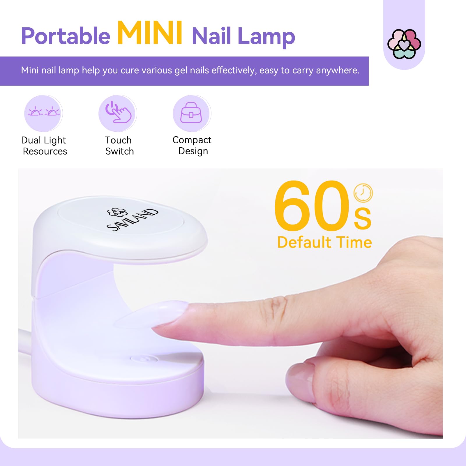 Saviland Compatible con geles de muchas marcas para manicura casera