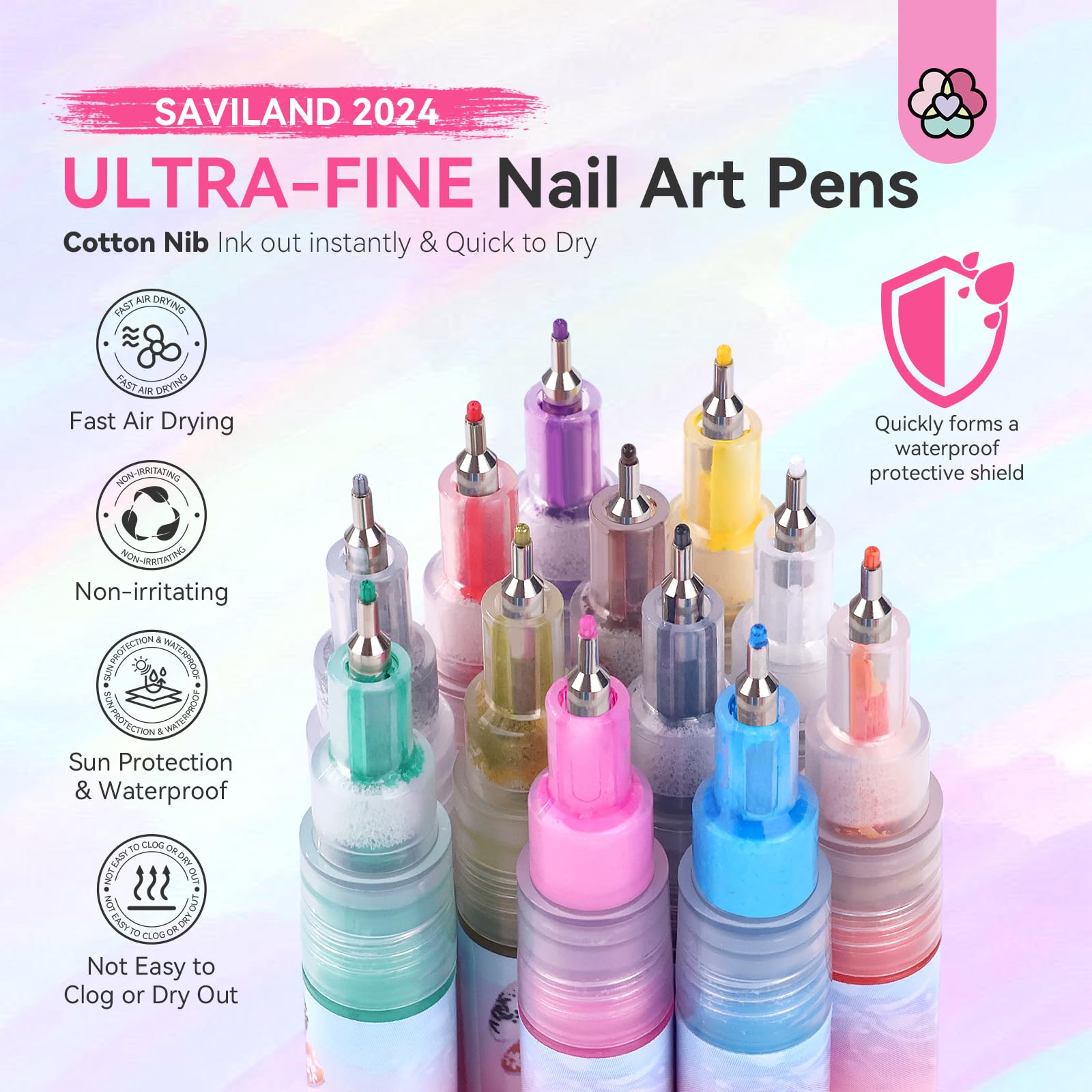 SAVILAND patrones caseros sencillos para diseñar uñas en casa
