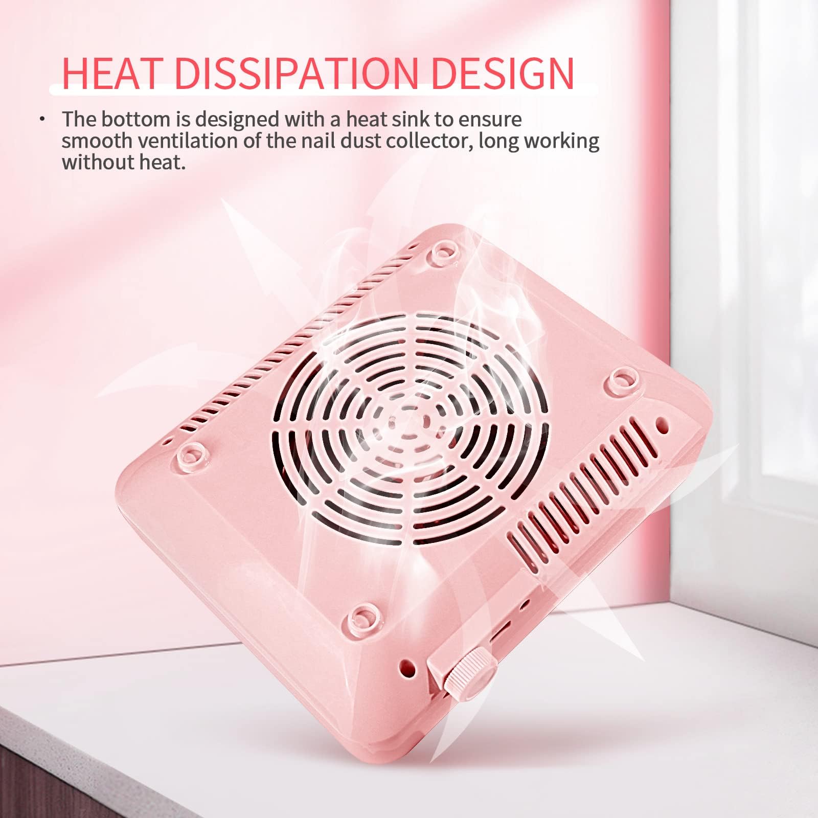SAVILAND Nail Dust Collector para uso DIY y salones.