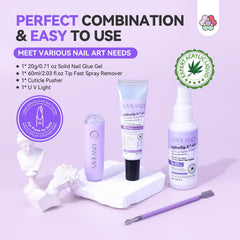 SAVILAND Pro remover rápido en spray: disuelve gel en segundos y cuida la uña.