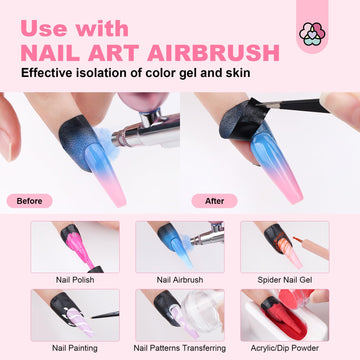 SAVILAND protector de silicona flexible para uñas, fácil de aplicar