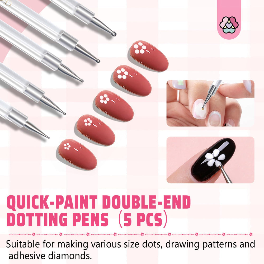 SAVILAND: puntas con diámetros 0,8–1,0–1,5 mm para puntos precisos en uñas.