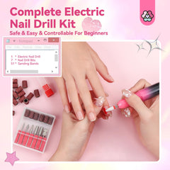 Set de 7 puntas SAVILAND para limado preciso de uñas.